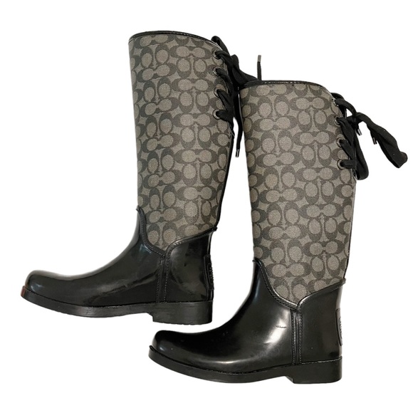coach tristee rain boots